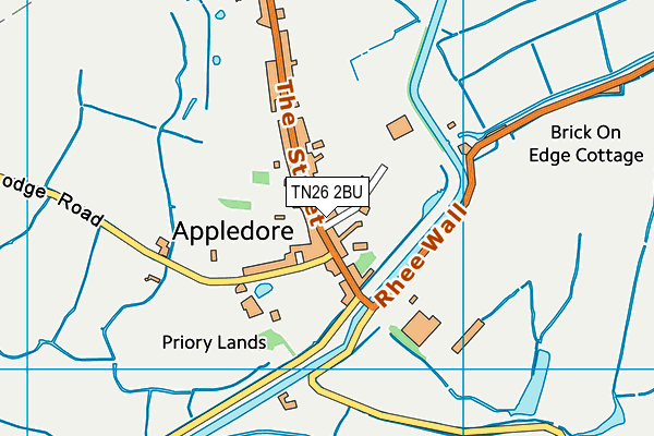 Map of THE BLACK LION APPLEDORE LIMITED at district scale