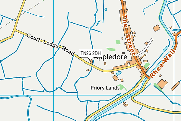 TN26 2DH map - OS VectorMap District (Ordnance Survey)