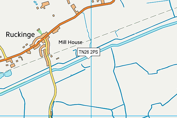 TN26 2PS map - OS VectorMap District (Ordnance Survey)