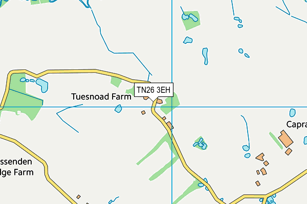 TN26 3EH map - OS VectorMap District (Ordnance Survey)