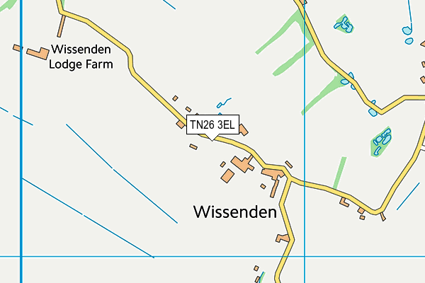 TN26 3EL map - OS VectorMap District (Ordnance Survey)