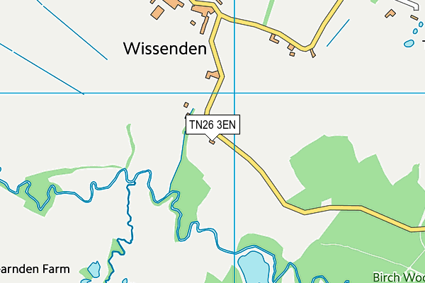 TN26 3EN map - OS VectorMap District (Ordnance Survey)