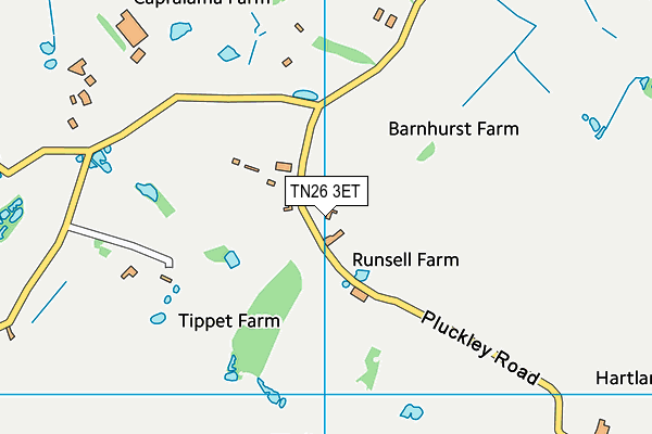 TN26 3ET map - OS VectorMap District (Ordnance Survey)