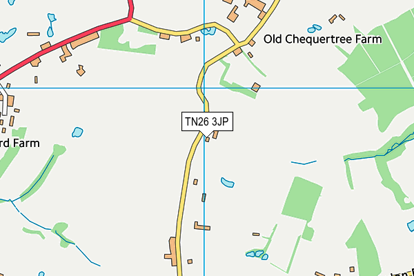 TN26 3JP map - OS VectorMap District (Ordnance Survey)
