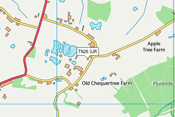 TN26 3JR map - OS VectorMap District (Ordnance Survey)
