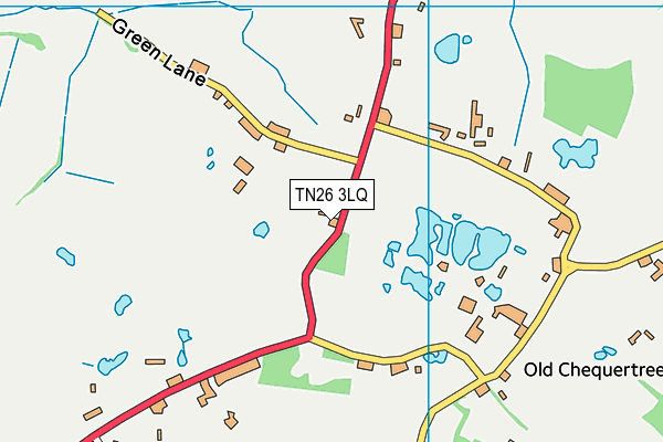 TN26 3LQ map - OS VectorMap District (Ordnance Survey)