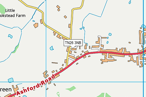 TN26 3NB map - OS VectorMap District (Ordnance Survey)