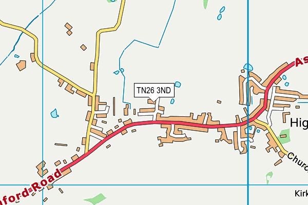 TN26 3ND map - OS VectorMap District (Ordnance Survey)