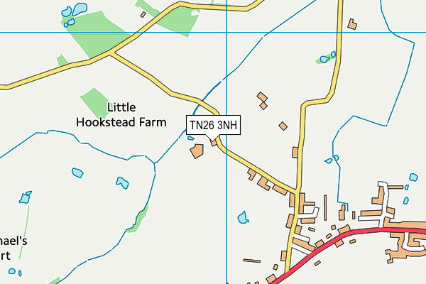 TN26 3NH map - OS VectorMap District (Ordnance Survey)