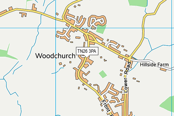 TN26 3PA map - OS VectorMap District (Ordnance Survey)