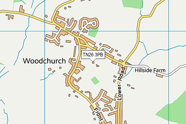 TN26 3PB map - OS VectorMap District (Ordnance Survey)