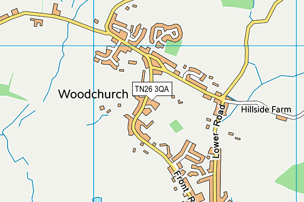 TN26 3QA map - OS VectorMap District (Ordnance Survey)