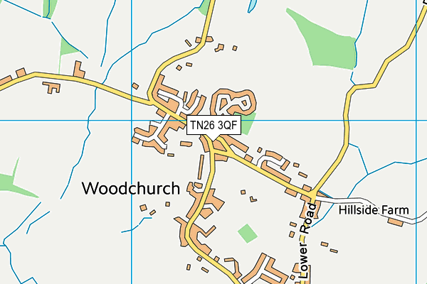 TN26 3QF map - OS VectorMap District (Ordnance Survey)