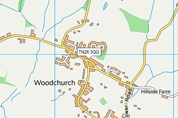 TN26 3QQ map - OS VectorMap District (Ordnance Survey)