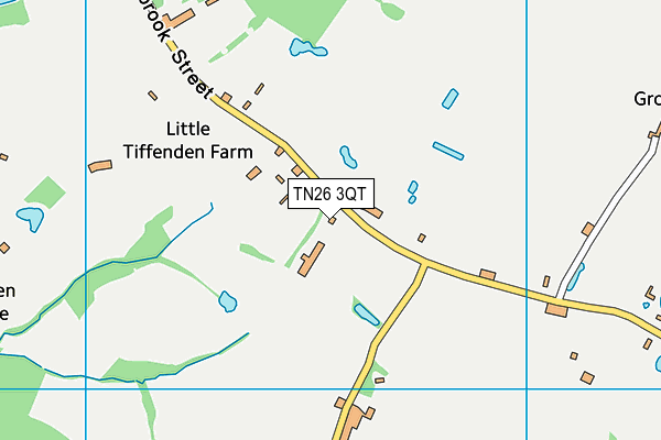TN26 3QT map - OS VectorMap District (Ordnance Survey)