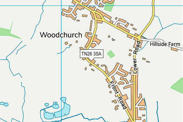 TN26 3SA map - OS VectorMap District (Ordnance Survey)