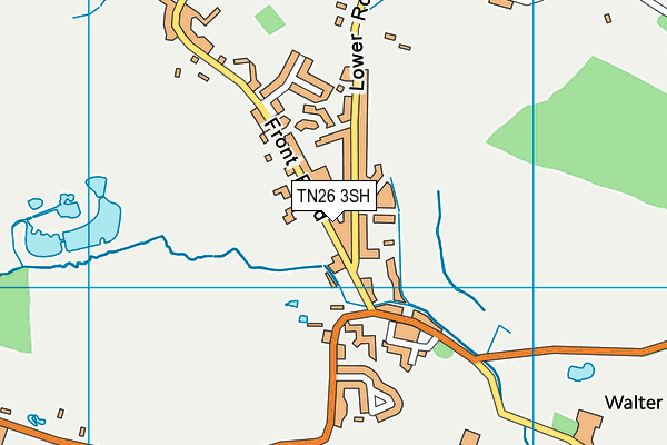 TN26 3SH map - OS VectorMap District (Ordnance Survey)