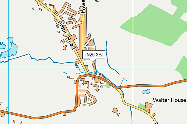 TN26 3SJ map - OS VectorMap District (Ordnance Survey)