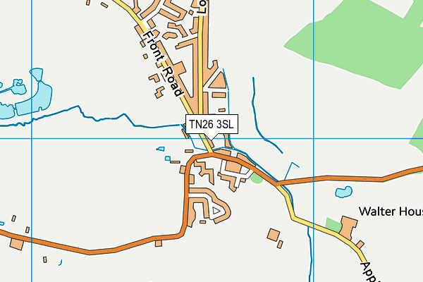 TN26 3SL map - OS VectorMap District (Ordnance Survey)