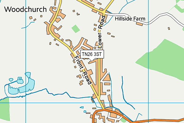 TN26 3ST map - OS VectorMap District (Ordnance Survey)