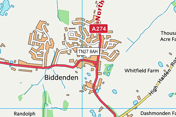 Map of BIDDENDEN FAMILY CHIROPRACTIC LIMITED at district scale