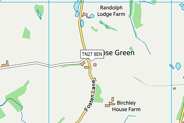 TN27 8EN map - OS VectorMap District (Ordnance Survey)