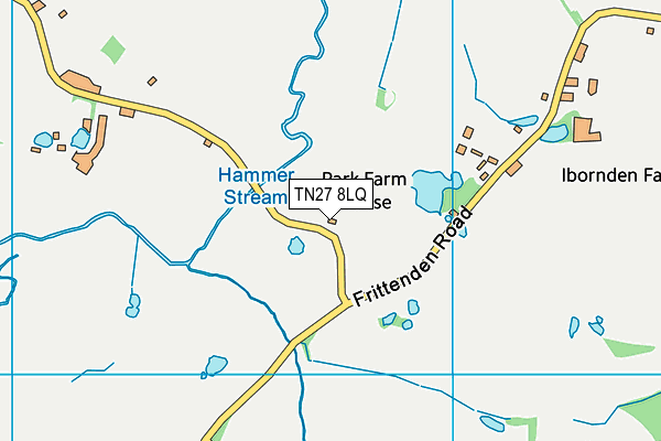 TN27 8LQ map - OS VectorMap District (Ordnance Survey)