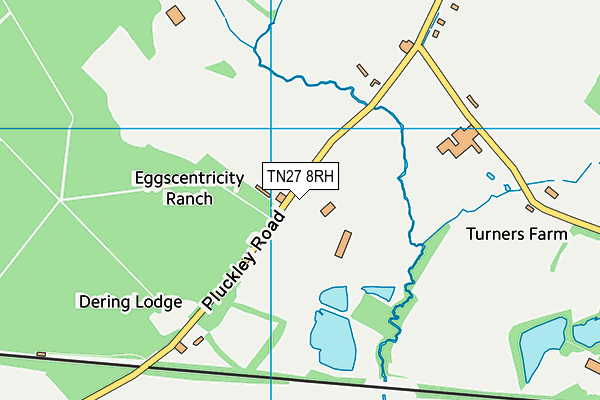 TN27 8RH map - OS VectorMap District (Ordnance Survey)
