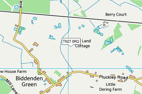 TN27 8RQ map - OS VectorMap District (Ordnance Survey)