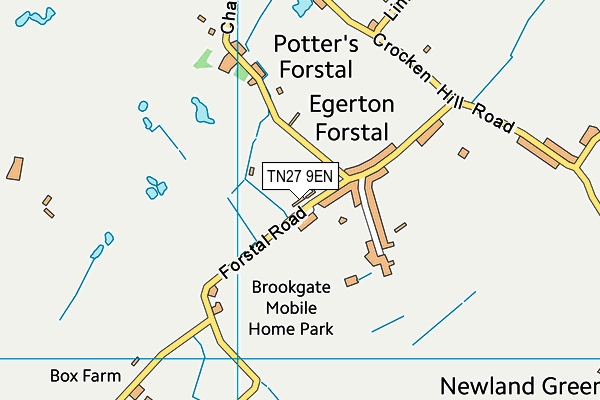 TN27 9EN map - OS VectorMap District (Ordnance Survey)