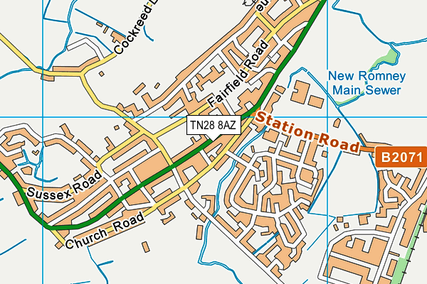 Map of DMS (NEW ROMNEY) LTD at district scale