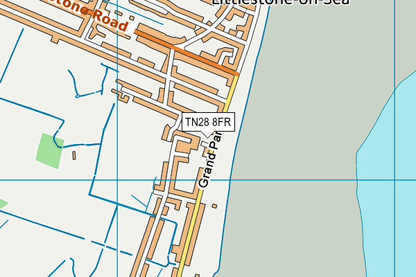 TN28 8FR map - OS VectorMap District (Ordnance Survey)