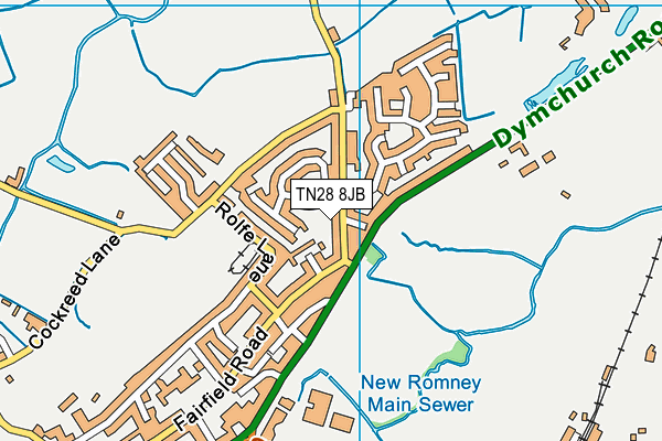 TN28 8JB map - OS VectorMap District (Ordnance Survey)