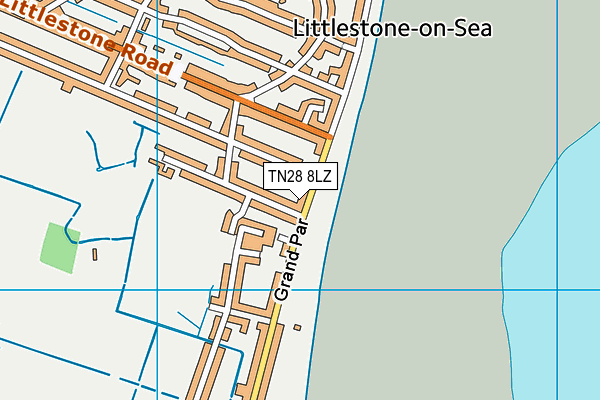 TN28 8LZ map - OS VectorMap District (Ordnance Survey)