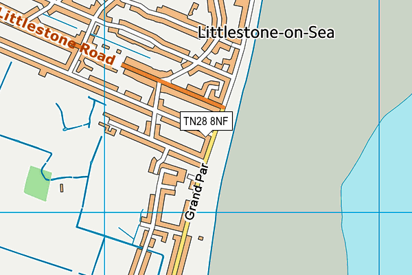 TN28 8NF map - OS VectorMap District (Ordnance Survey)