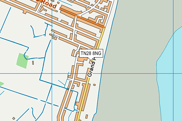 TN28 8NG map - OS VectorMap District (Ordnance Survey)