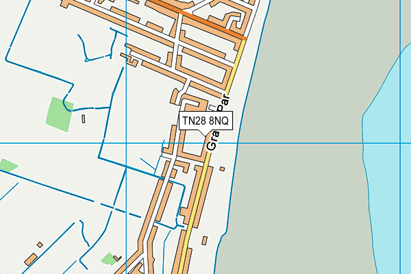 TN28 8NQ map - OS VectorMap District (Ordnance Survey)