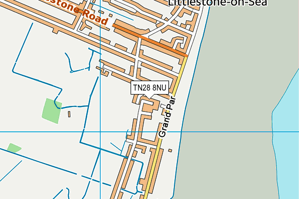 TN28 8NU map - OS VectorMap District (Ordnance Survey)