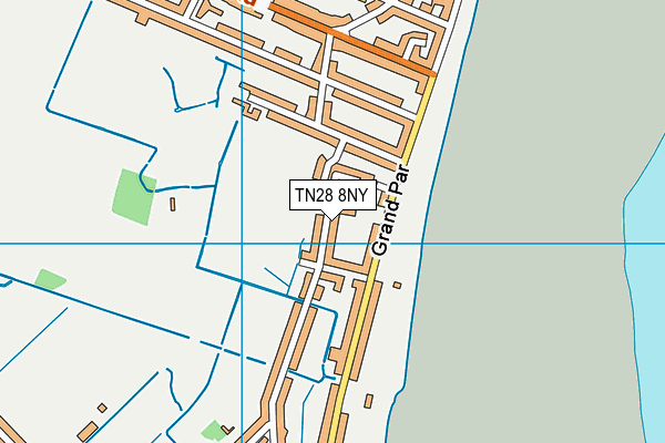 TN28 8NY map - OS VectorMap District (Ordnance Survey)