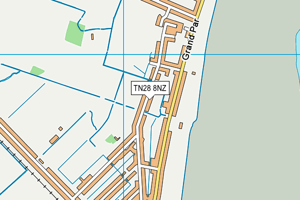 TN28 8NZ map - OS VectorMap District (Ordnance Survey)