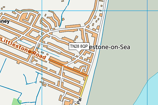 TN28 8QP map - OS VectorMap District (Ordnance Survey)