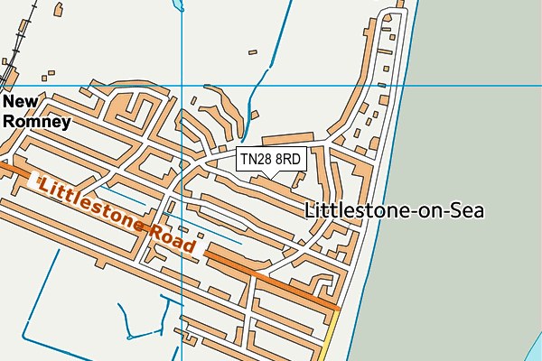 TN28 8RD map - OS VectorMap District (Ordnance Survey)