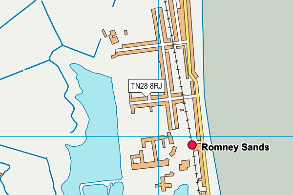 TN28 8RJ map - OS VectorMap District (Ordnance Survey)