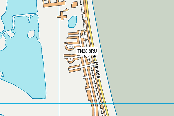 TN28 8RU map - OS VectorMap District (Ordnance Survey)