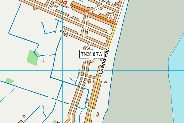TN28 8RW map - OS VectorMap District (Ordnance Survey)
