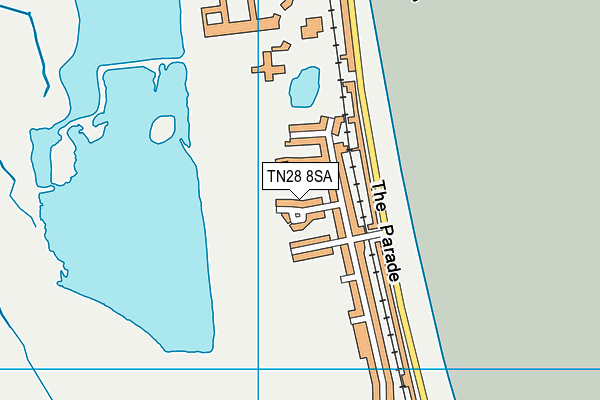 TN28 8SA map - OS VectorMap District (Ordnance Survey)