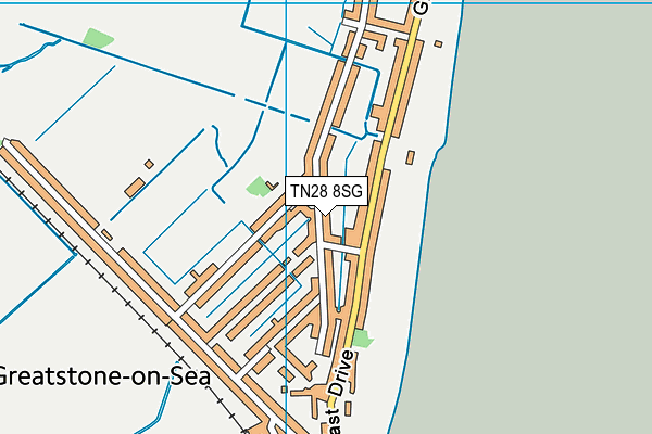 TN28 8SG map - OS VectorMap District (Ordnance Survey)