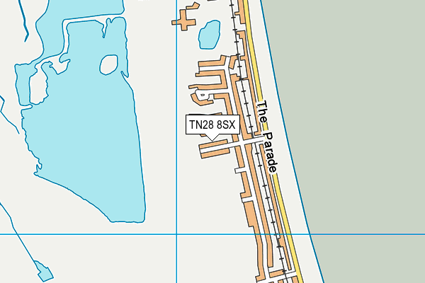 TN28 8SX map - OS VectorMap District (Ordnance Survey)