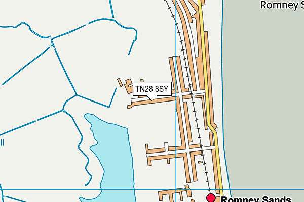 TN28 8SY map - OS VectorMap District (Ordnance Survey)