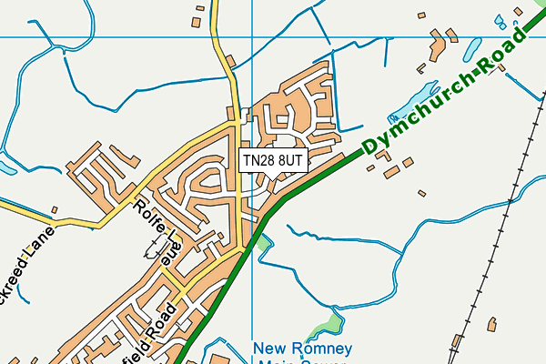 TN28 8UT map - OS VectorMap District (Ordnance Survey)